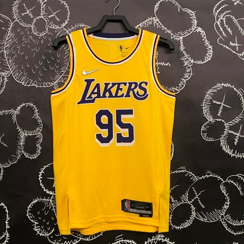 75th Anniversary Lakers Yellow No. 95 Anderson