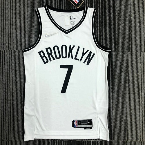 75th Anniversary Nets White No. 7 Durant