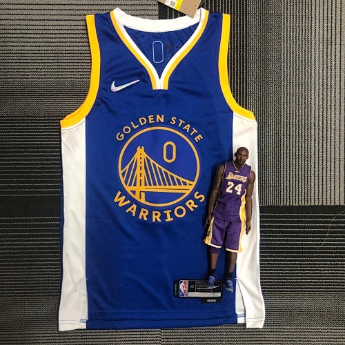75th Anniversary Warriors Blue No. 0 Payton Jr.