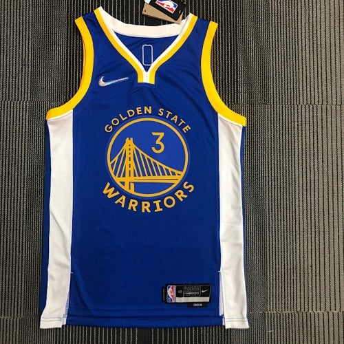 75th Anniversary Warriors V Neck Blue No. 3 Poole