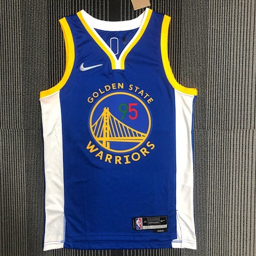 75th Anniversary Warriors White Blue Mexico Limited No. 95