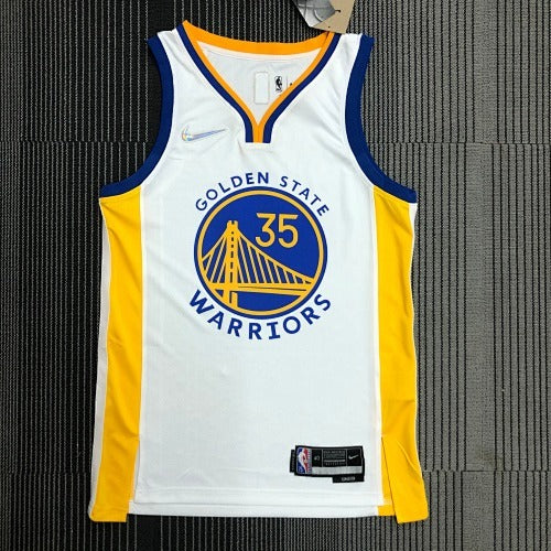 75th Anniversary Warriors White No. 35 Durant