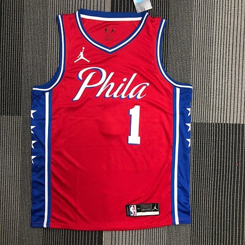 76ers Flyers Red No. 1 Harden