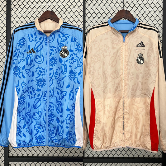 24/25 Real Madrid trench coat reversible