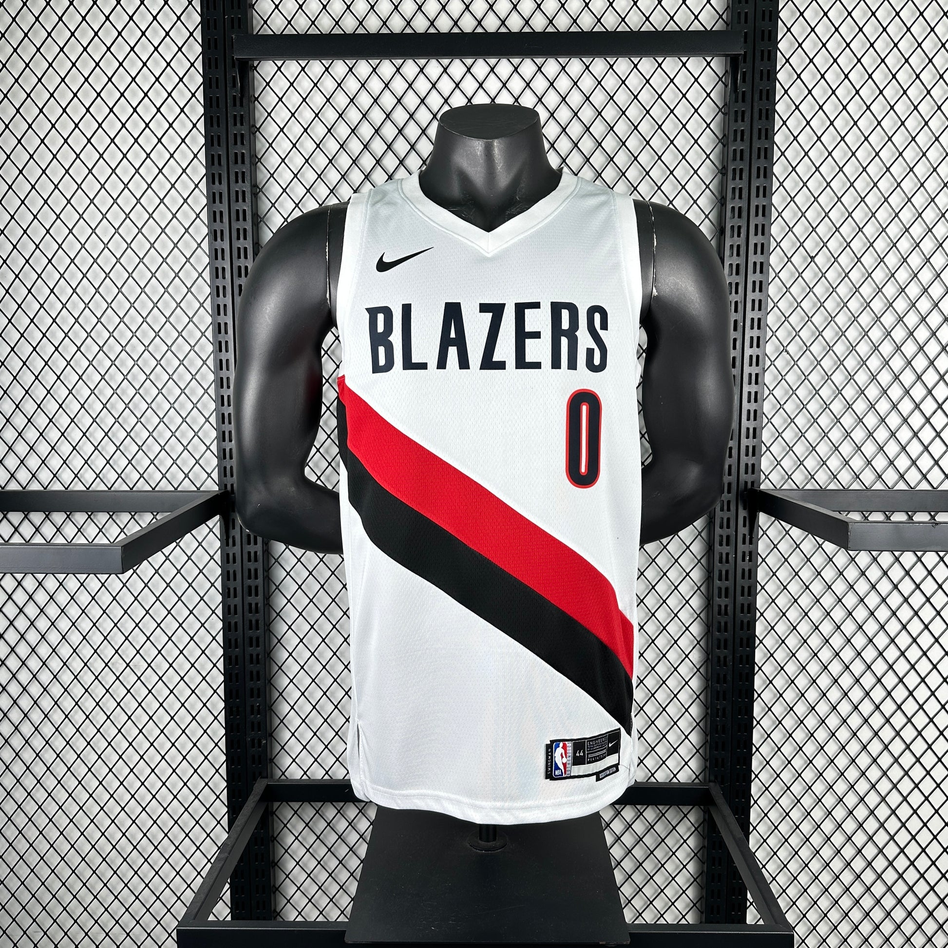 2026 season, Portland Trail Blazers home court, white.