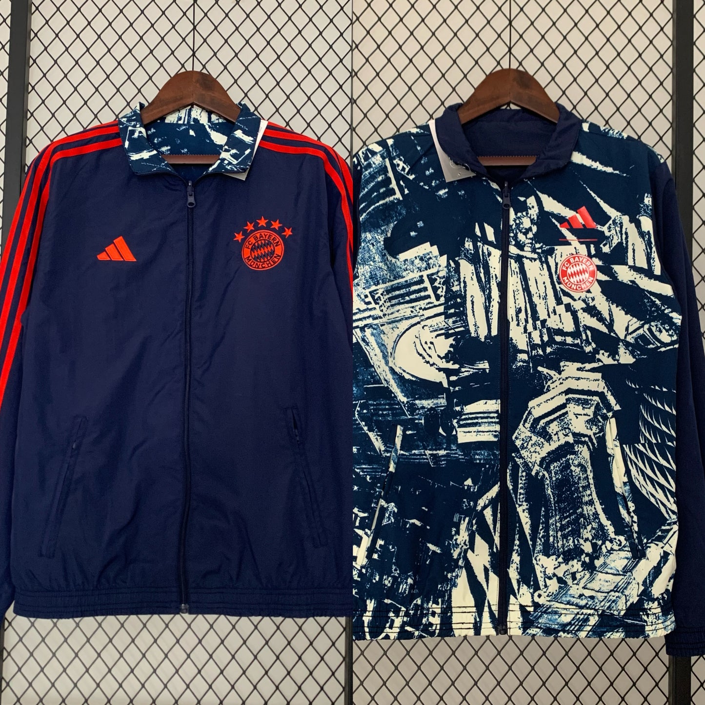 Bayern Reversible windbreaker
