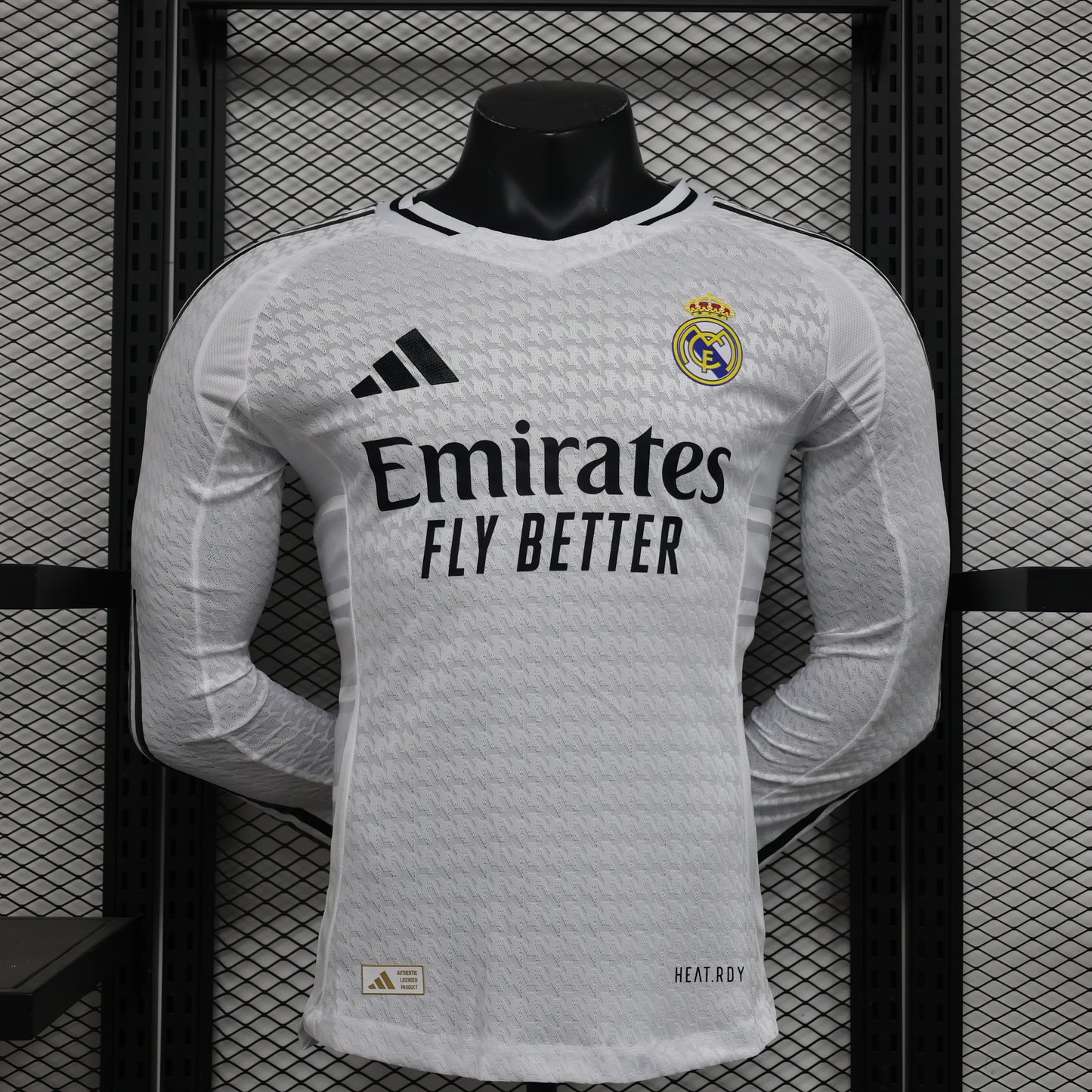 24/25 Real Madrid Home New Season Long Sleeve Jersey