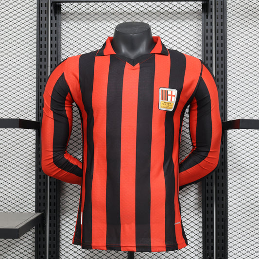 AC Milan 125th Anniversary Red Long Sleeve Jersey