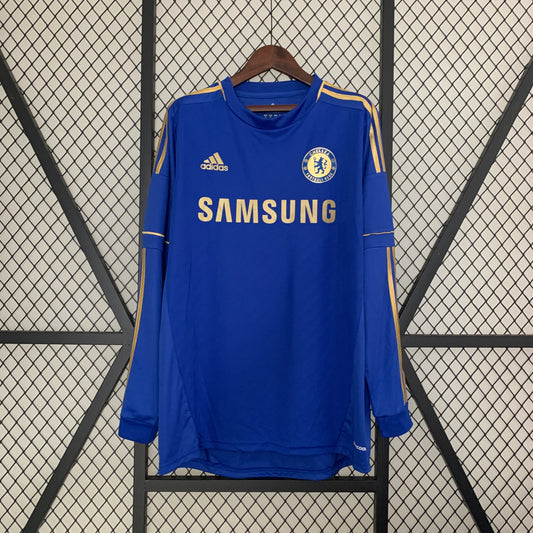 12/13 Chelsea Home Retro Long Sleeve Jersey