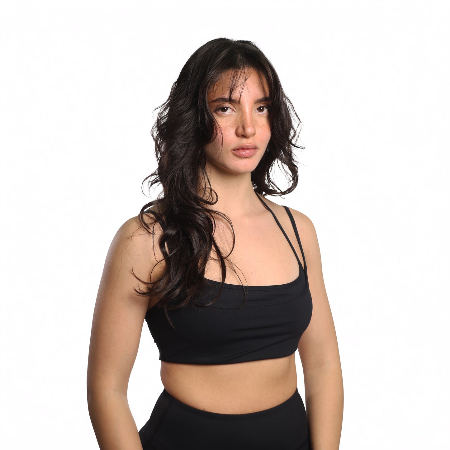 Aura Shorts Set (Bra & Shorts) - Black