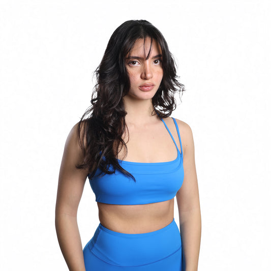 Aura Set (Bra, Jacket & Leggings) - Blue