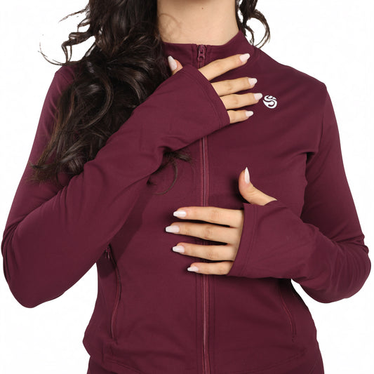 Aura Jacket - Burgundy