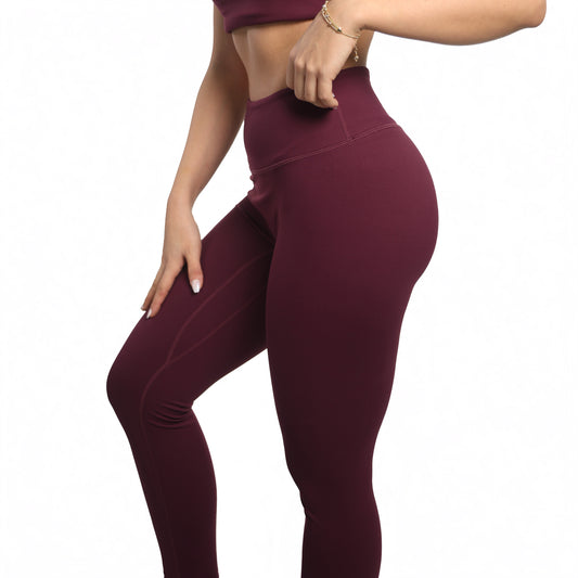 Aura Legging - Burgundy