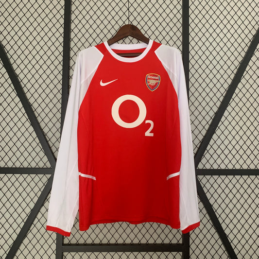 02/03 Arsenal Home Retro Long Sleeve Jersey