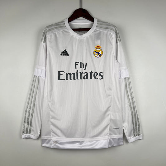 15/16 Real Madrid Home Retro Long Sleeve Jersey