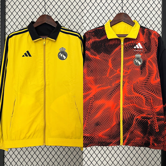 24/25 Real Madrid trench coat reversible