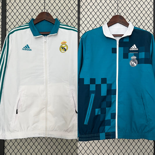 24/25 Real Madrid trench coat reversible