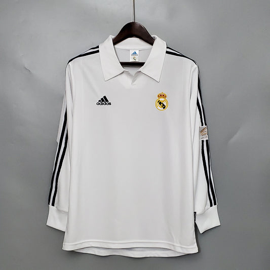 02/03 Real Madrid Home Retro Long Sleeve Jersey