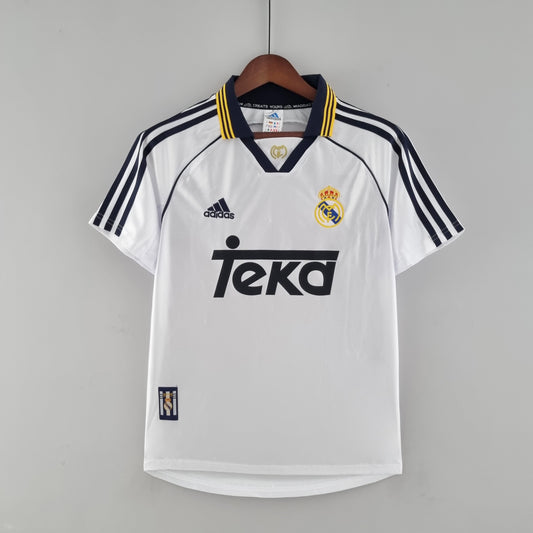 (STOCK): 00/01 Real Madrid Home Retro Jersey XL