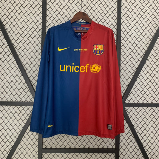 08/09 Barcelona UCL FINAL Long Sleeves