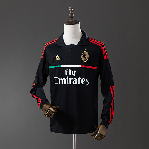 AC Milan 11/12 Away Long Sleeve Retro Jersey