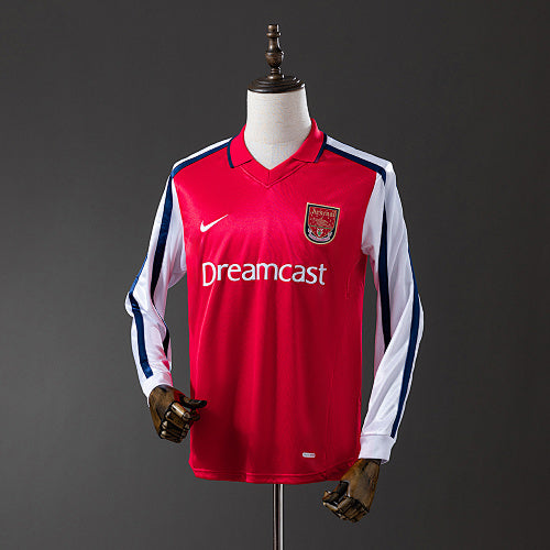 Arsenal 01/02 Home Long Sleeve Retro Jersey