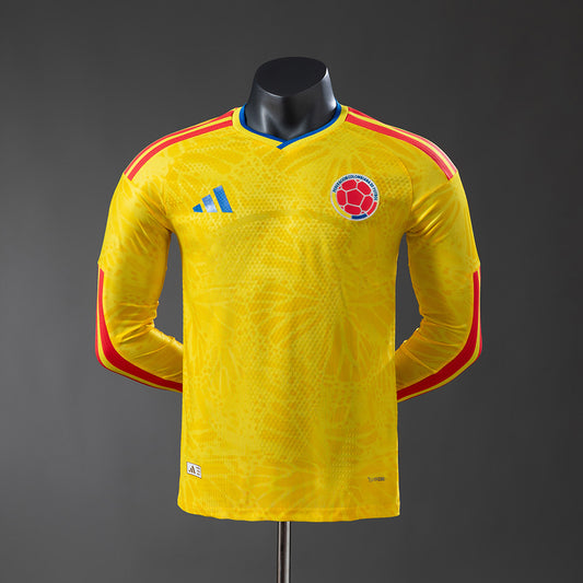 Columbia 2026 World Cup Home Long-Sleeve Jersey