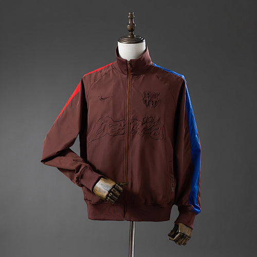 Barcelona x Travis Scott Windbreaker - Brown