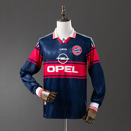 Bayern Munich 97/98 Away  Long Sleeve Retro Jersey
