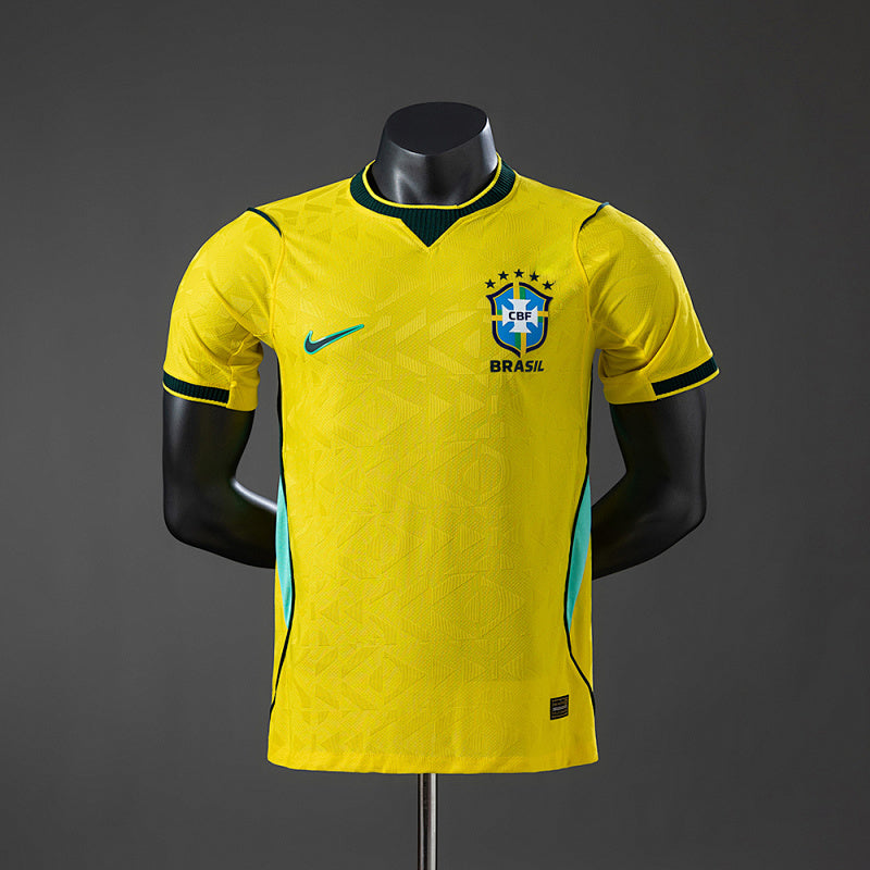 Brazil 2026 Home Player Version Long-Sleeve Jersey