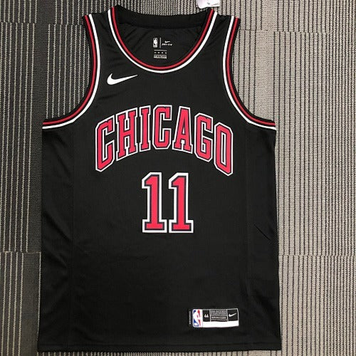 Bulls Black No. 11 DeRozan