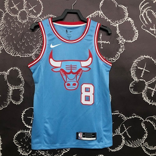 Bulls Blue No. 8 LaVine