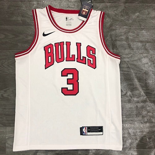 bulls white no. 3 wade