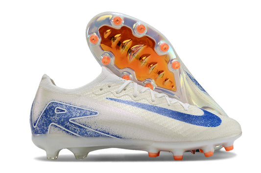 Nike AIR Zoom Mercurial Vapor 16 Elite XXV White And Blue - No Socks