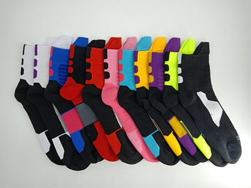 C308 adult and children's clothing same style towel bottom basketball socks