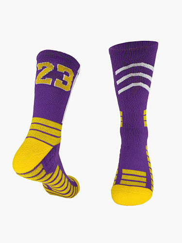 C55 adult long-tube star elite towel bottom basketball socks