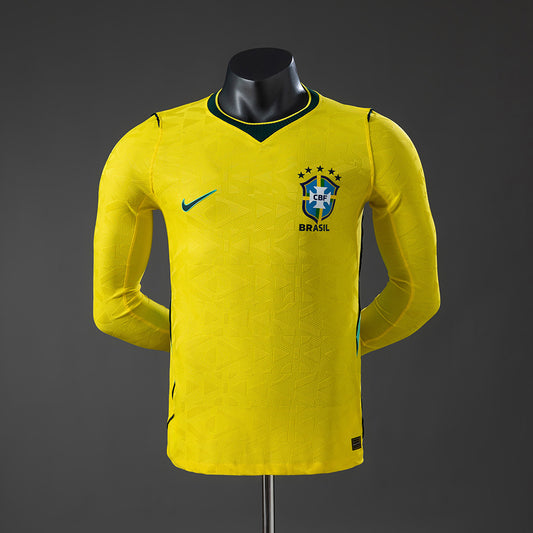 Brazil 2026 World Cup Home Long-Sleeve Jersey