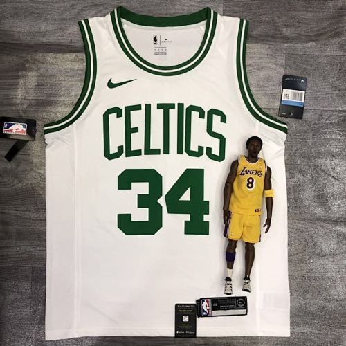 Celtics retro white No. 34 Paul Pierce
