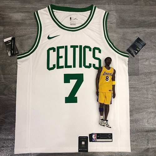 Celtics retro white No. 7 Jaylen Brown