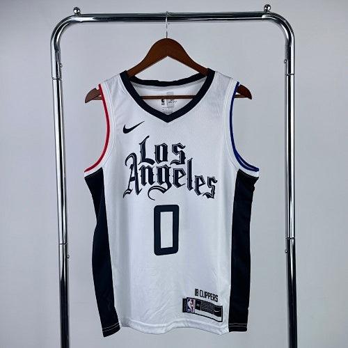 Clippers Latin White No. 0 Westbrook