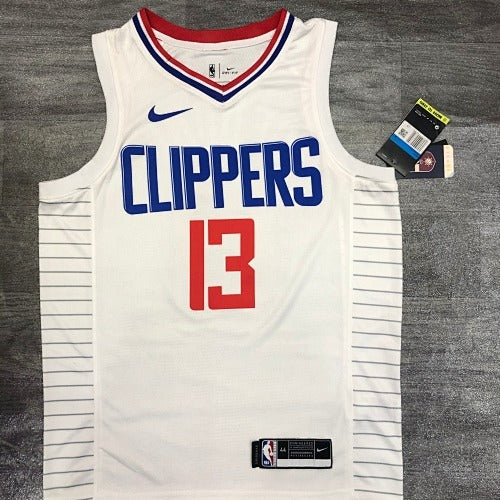 Clippers limited number 13 in white for the 20th season Paul George