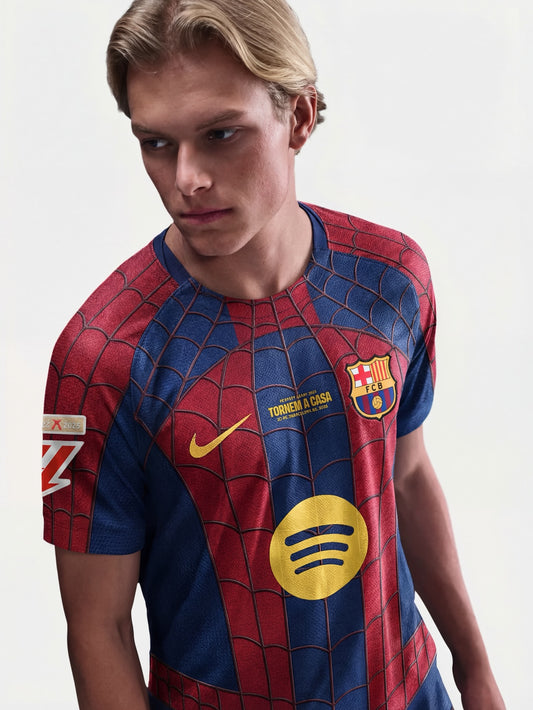 Barca X Spiderman Jersey