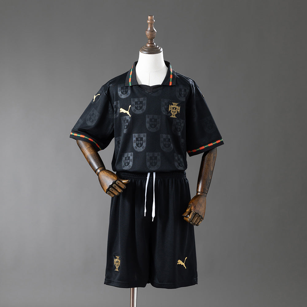 Portugal 2026 World Cup Black Kids Jersey