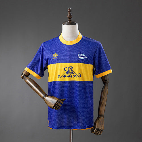 Deportivo Alavés 00/01 Home (UEFA Champions League Final Edition) Retro Jersey