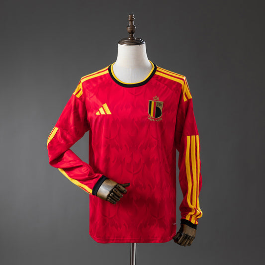 Belgium 2026 World Cup Home Long-Sleeve Jersey