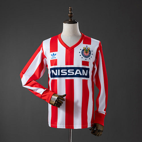 Guadalajara 90/91 Home Long-sleeved Retro Jersey