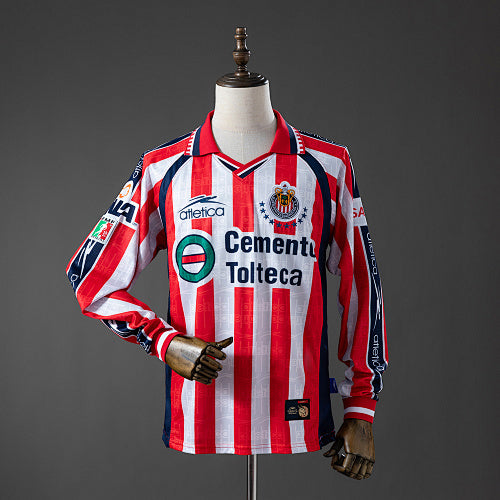 Guadalajara 99/00 Home Long-sleeved Retro Jersey