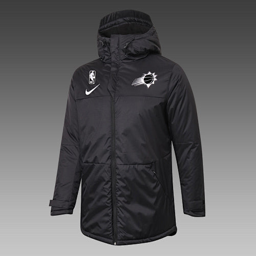 H0056# NBA Sun Black Cotton Jacket