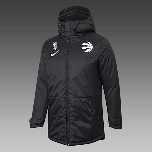 H0061# NBA Raptors black cotton jacket