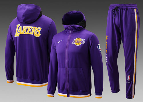 H0079# NBA2122 long pull hat Lakers purple